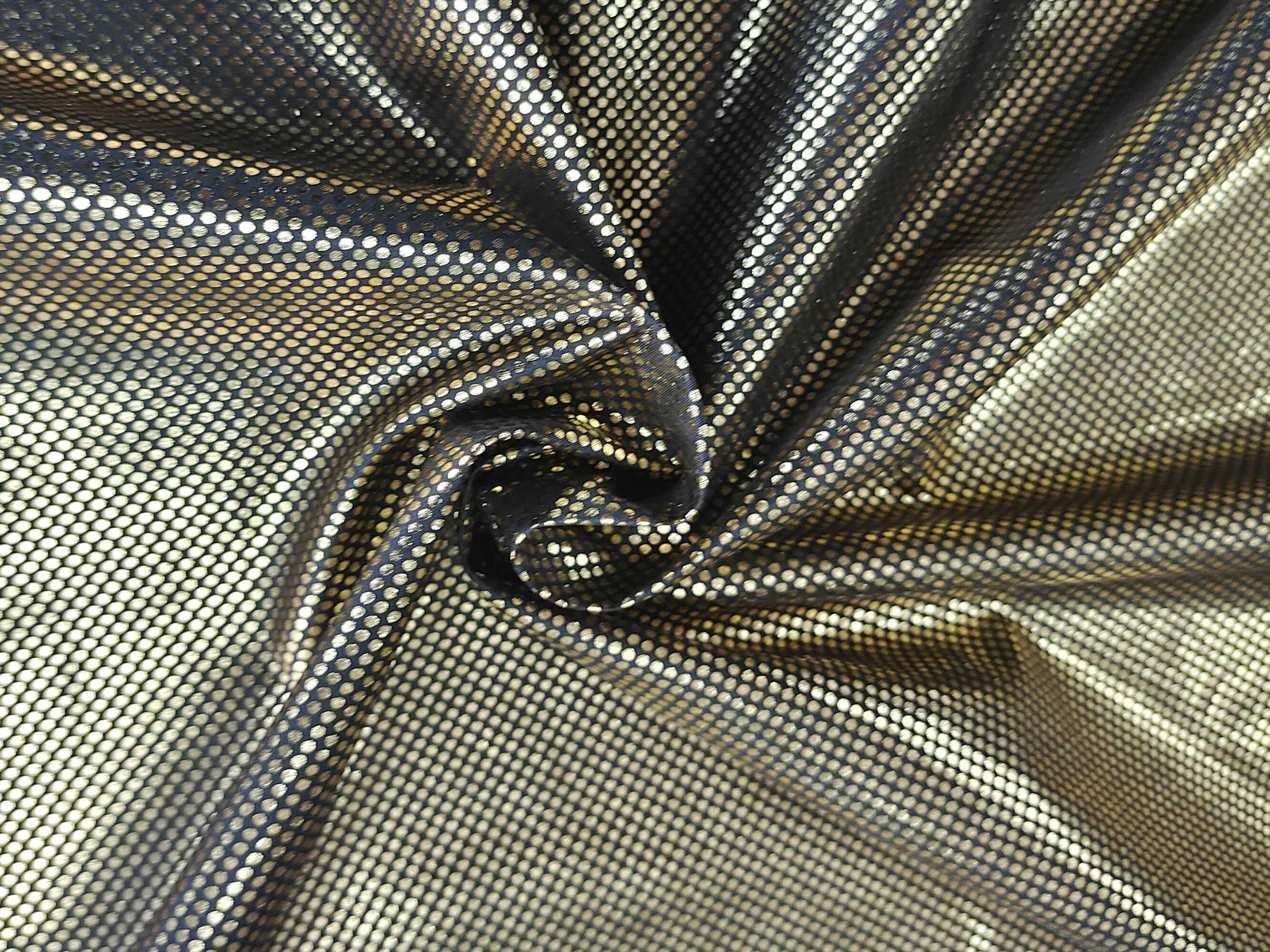 KY1103 gold printed polyester fabic